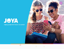 Tablet Screenshot of getjoya.com